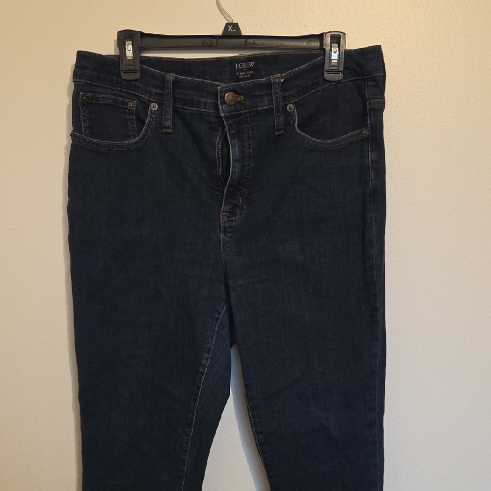 J. Crew Women's Deep Indigo Skinny Jeans